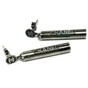 #105  Authentic Chanel Drop Stud Earrings